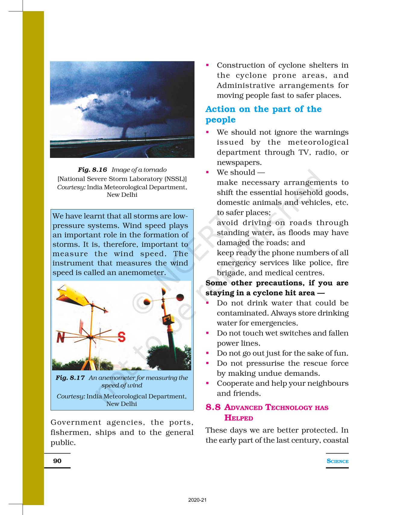 Cbse Class 7 Science Chapter 8 Winds Storms And Cyclo